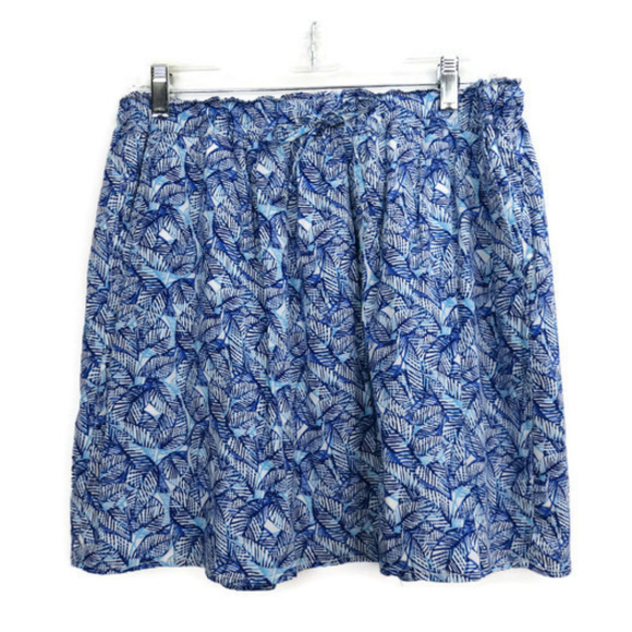 Gap Skirt Size Medium Multi Color Blue Pull On - Picture 1 of 4